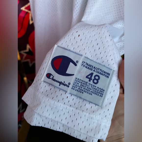 Vintage Brett Favre Green Bay Packers Champion NFL Jersey White 4 48 Football - Picture 5 of 12